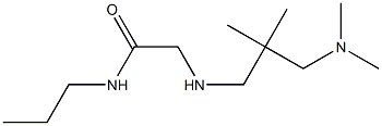  2-({2-[(dimethylamino)methyl]-2-methylpropyl}amino)-N-propylacetamide