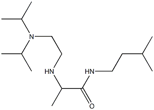 2-({2-[bis(propan-2-yl)amino]ethyl}amino)-N-(3-methylbutyl)propanamide