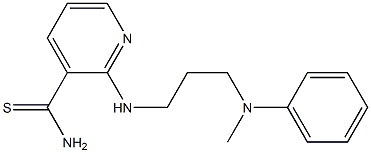 2-({3-[methyl(phenyl)amino]propyl}amino)pyridine-3-carbothioamide