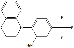 2-(1,2,3,4-tetrahydroquinolin-1-yl)-5-(trifluoromethyl)aniline,,结构式
