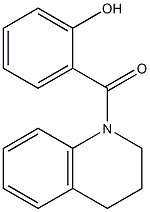 2-(1,2,3,4-tetrahydroquinolin-1-ylcarbonyl)phenol 结构式