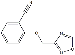2-(1,2,4-oxadiazol-3-ylmethoxy)benzonitrile Structure