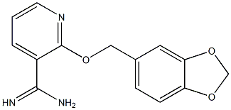 2-(1,3-benzodioxol-5-ylmethoxy)pyridine-3-carboximidamide