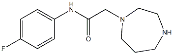 2-(1,4-diazepan-1-yl)-N-(4-fluorophenyl)acetamide Structure