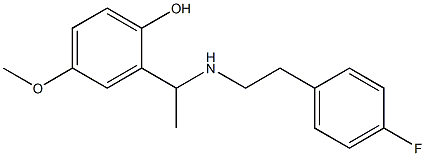 2-(1-{[2-(4-fluorophenyl)ethyl]amino}ethyl)-4-methoxyphenol