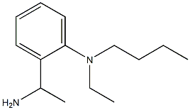 2-(1-aminoethyl)-N-butyl-N-ethylaniline 结构式