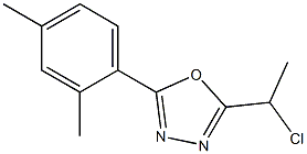 2-(1-chloroethyl)-5-(2,4-dimethylphenyl)-1,3,4-oxadiazole Struktur