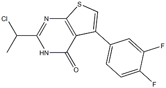 2-(1-chloroethyl)-5-(3,4-difluorophenyl)-3H,4H-thieno[2,3-d]pyrimidin-4-one