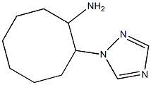 2-(1H-1,2,4-triazol-1-yl)cyclooctanamine Structure