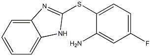 2-(1H-1,3-benzodiazol-2-ylsulfanyl)-5-fluoroaniline Structure