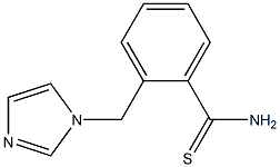 2-(1H-imidazol-1-ylmethyl)benzenecarbothioamide Struktur