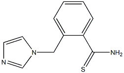 2-(1H-imidazol-1-ylmethyl)benzenecarbothioamide 化学構造式