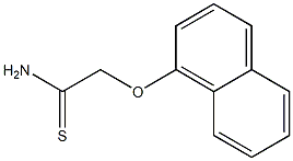 2-(1-naphthyloxy)ethanethioamide Structure