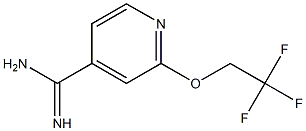 2-(2,2,2-trifluoroethoxy)pyridine-4-carboximidamide,,结构式