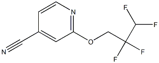 2-(2,2,3,3-tetrafluoropropoxy)pyridine-4-carbonitrile,,结构式