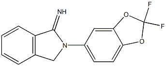 2-(2,2-difluoro-2H-1,3-benzodioxol-5-yl)-2,3-dihydro-1H-isoindol-1-imine|