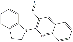  2-(2,3-dihydro-1H-indol-1-yl)quinoline-3-carbaldehyde