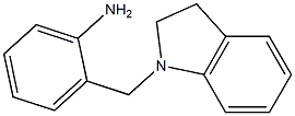 2-(2,3-dihydro-1H-indol-1-ylmethyl)aniline Structure