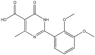 2-(2,3-dimethoxyphenyl)-4-methyl-6-oxo-1,6-dihydropyrimidine-5-carboxylic acid