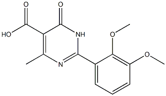  2-(2,3-dimethoxyphenyl)-4-methyl-6-oxo-1,6-dihydropyrimidine-5-carboxylic acid