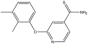 2-(2,3-dimethylphenoxy)pyridine-4-carbothioamide Structure