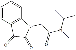 2-(2,3-dioxo-2,3-dihydro-1H-indol-1-yl)-N-methyl-N-(propan-2-yl)acetamide