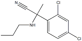 2-(2,4-dichlorophenyl)-2-(propylamino)propanenitrile