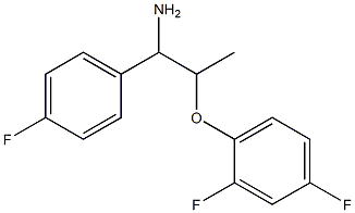 2-(2,4-difluorophenoxy)-1-(4-fluorophenyl)propan-1-amine|