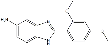 2-(2,4-dimethoxyphenyl)-1H-benzimidazol-5-amine