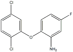 2-(2,5-dichlorophenoxy)-5-fluoroaniline Structure