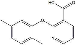 2-(2,5-dimethylphenoxy)nicotinic acid Structure