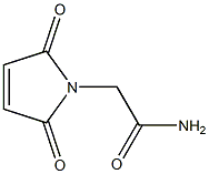 2-(2,5-dioxo-2,5-dihydro-1H-pyrrol-1-yl)acetamide 化学構造式