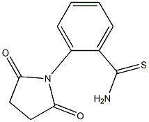 2-(2,5-dioxopyrrolidin-1-yl)benzenecarbothioamide Structure