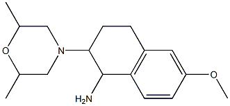 2-(2,6-dimethylmorpholin-4-yl)-6-methoxy-1,2,3,4-tetrahydronaphthalen-1-amine