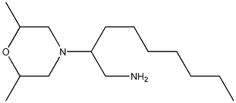 2-(2,6-dimethylmorpholin-4-yl)nonan-1-amine 结构式