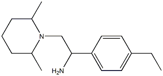  2-(2,6-dimethylpiperidin-1-yl)-1-(4-ethylphenyl)ethan-1-amine