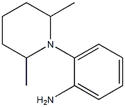 2-(2,6-dimethylpiperidin-1-yl)aniline,,结构式