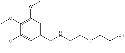2-(2-{[(3,4,5-trimethoxyphenyl)methyl]amino}ethoxy)ethan-1-ol Structure