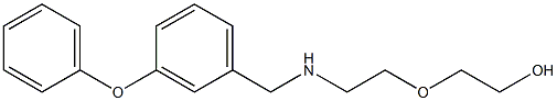 2-(2-{[(3-phenoxyphenyl)methyl]amino}ethoxy)ethan-1-ol Structure