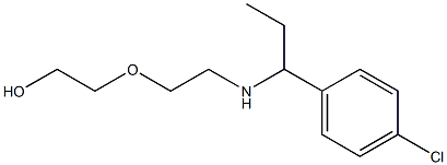 2-(2-{[1-(4-chlorophenyl)propyl]amino}ethoxy)ethan-1-ol