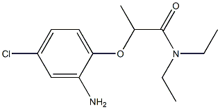 2-(2-amino-4-chlorophenoxy)-N,N-diethylpropanamide