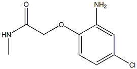 2-(2-amino-4-chlorophenoxy)-N-methylacetamide Structure