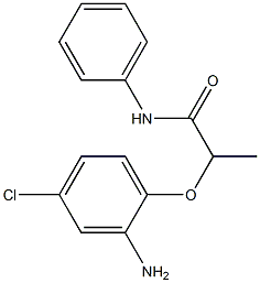 2-(2-amino-4-chlorophenoxy)-N-phenylpropanamide Structure