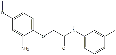 2-(2-amino-4-methoxyphenoxy)-N-(3-methylphenyl)acetamide