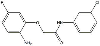 2-(2-amino-5-fluorophenoxy)-N-(3-chlorophenyl)acetamide