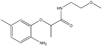 2-(2-amino-5-methylphenoxy)-N-(2-methoxyethyl)propanamide