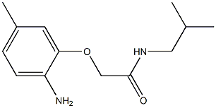 2-(2-amino-5-methylphenoxy)-N-isobutylacetamide