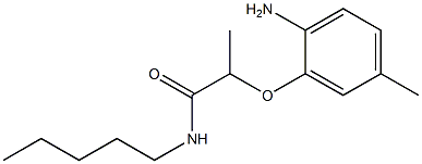 2-(2-amino-5-methylphenoxy)-N-pentylpropanamide