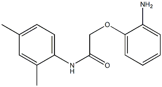 2-(2-aminophenoxy)-N-(2,4-dimethylphenyl)acetamide Struktur