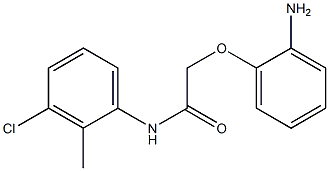 2-(2-aminophenoxy)-N-(3-chloro-2-methylphenyl)acetamide Structure